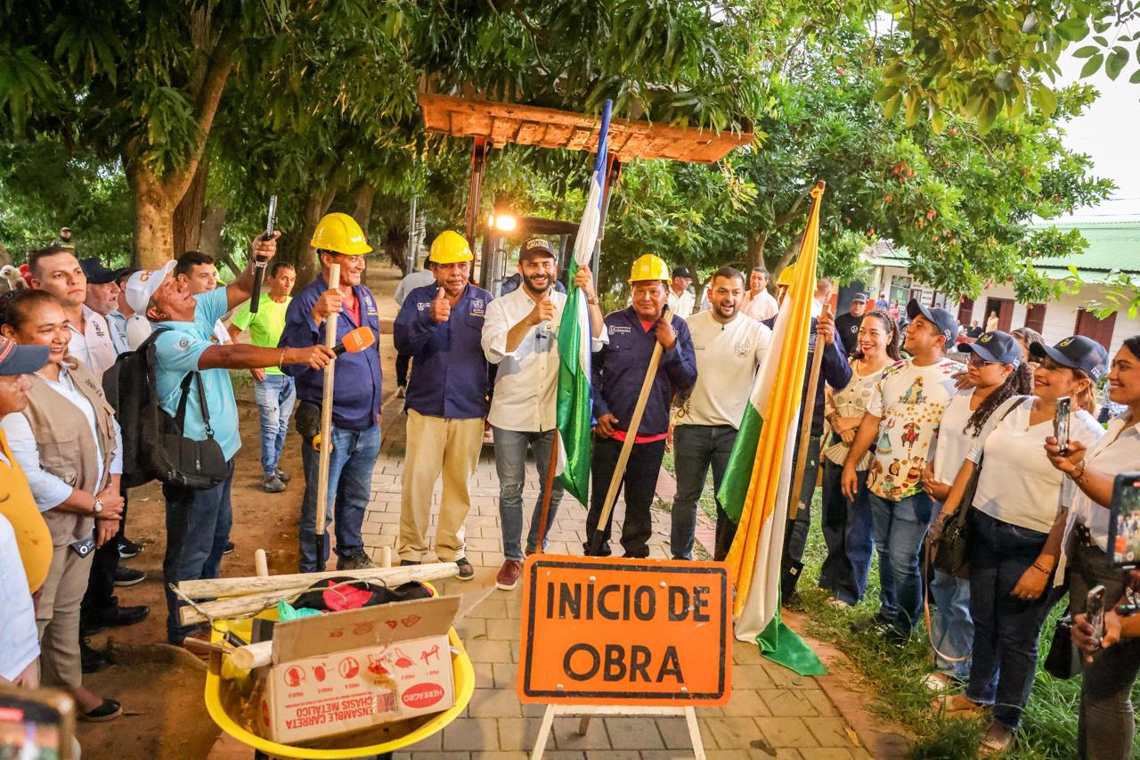 Inician construcción del Ecoparque Venus en Cereté, Córdoba. Foto: prensa Gobernación de Córdoba.