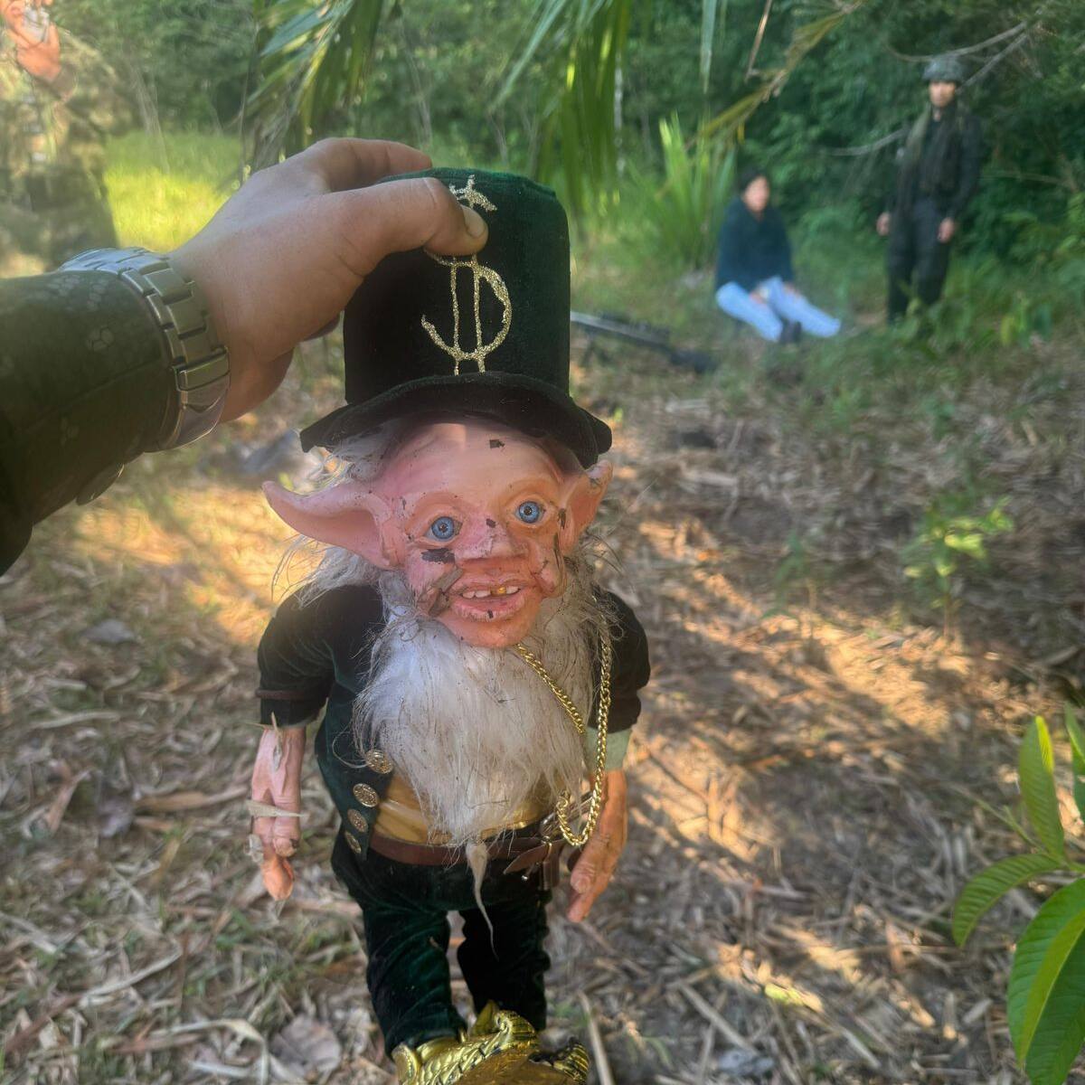 Muñeco de duende era la “protección” de cabecilla de las disidencias para no ser capturado