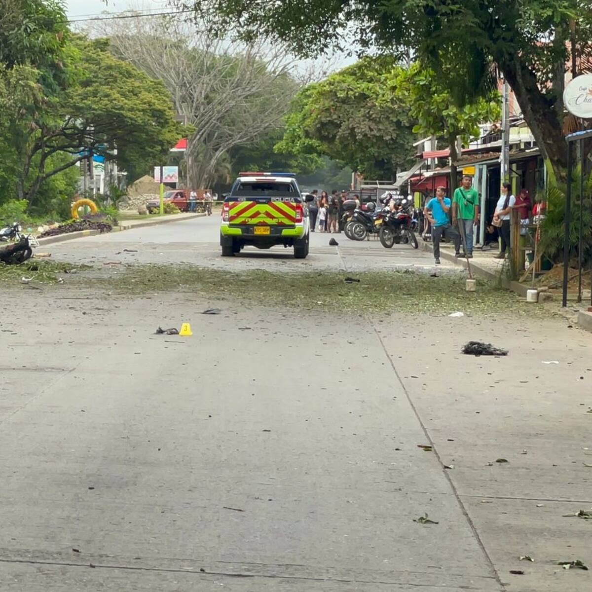 Atentado con explosivos en zona urbana de Jamundí dejó 15 lesionados