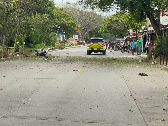 Atentado en Jamundí. Foto: W Radio