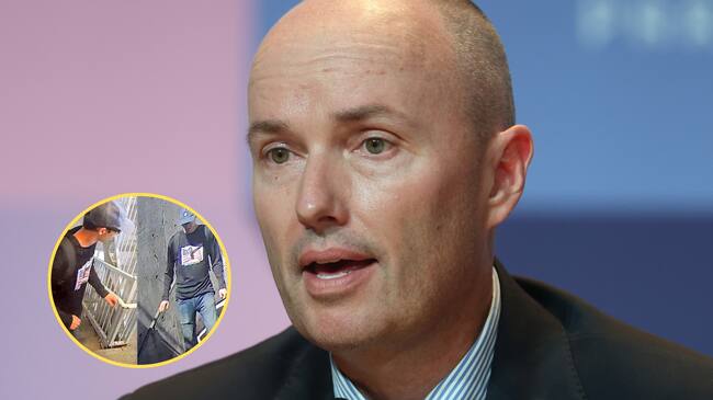 Spencer Cox, Gobernador de Utah; asesino Charlie Kirk. Foto: AFP PHOTO / FBI / HANDOUT/ Michael Reaves/Getty Images