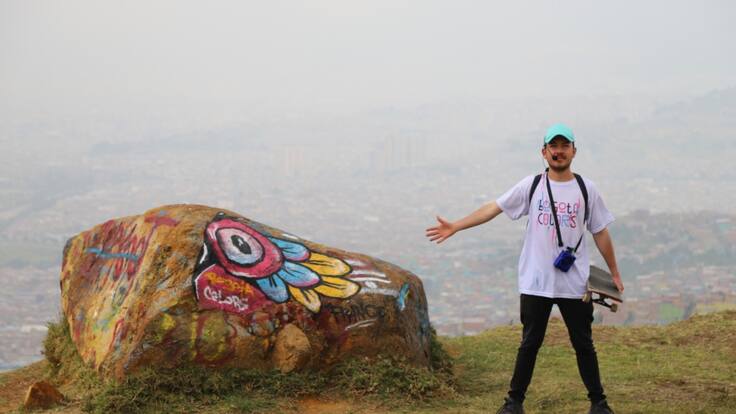 Michael Rojas, el artista bogotano que representará el grafiti del país en la FITUR 2025 en España