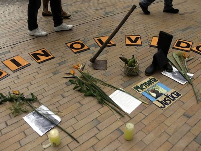 Las madres de estos jóvenes de Soacha reclaman agilidad en la captura de tres reclutadores más que estuvieron involucrados en estos casos. Foto: Colprensa