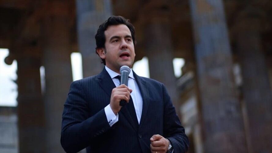 El pasado 30 de agosto, el senador Rodrigo Lara anunció que se lanzará a la Presidencia de la República por el Nuevo Liberalismo. Foto: Colprensa / PRENSA