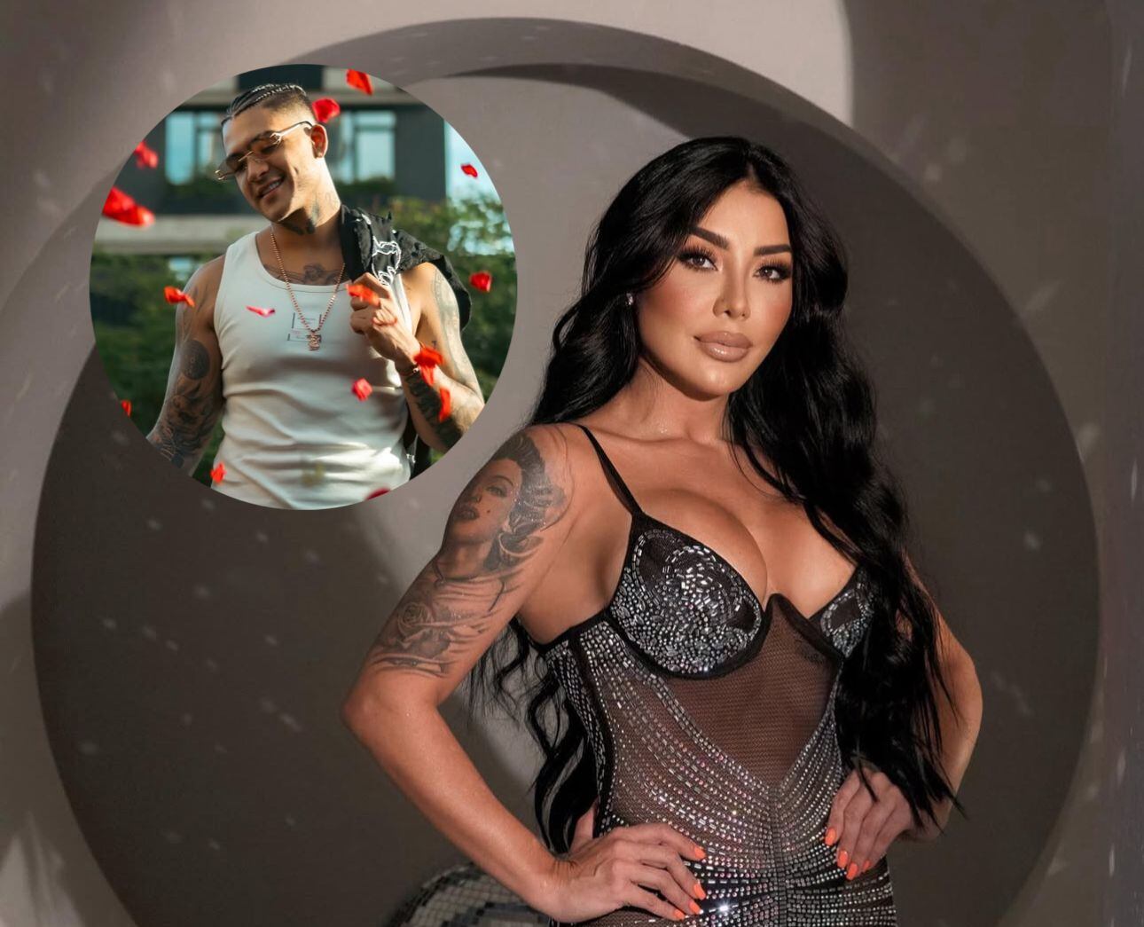 Marcela Reyes, expareja sentimental de B-king, se pronuncia tras el hallazgo del cuerpo sin vida del artista urbano. Fotos tomadas de IG: @marcelareyes @bkingoficial