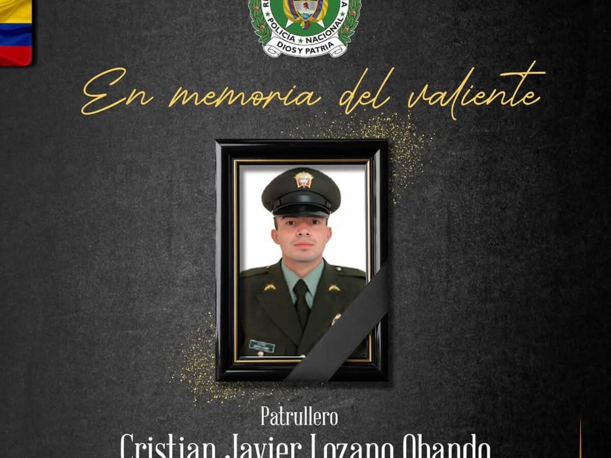 Ataque de una pandilla dejó a un policía muerto en el Cauca