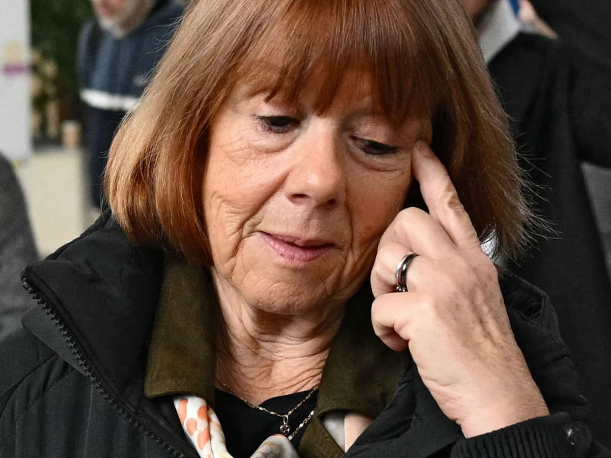 Gisèle Pelicot se enfrentó por primera vez con los 51 hombres que la violaron 200 veces