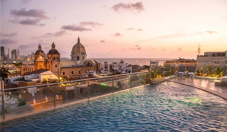 Un hotel de lujo en el centro de la ciudad. Foto: Hotel Movich Cartagena de Indias