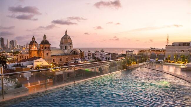 Un hotel de lujo en el centro de la ciudad. Foto: Hotel Movich Cartagena de Indias
