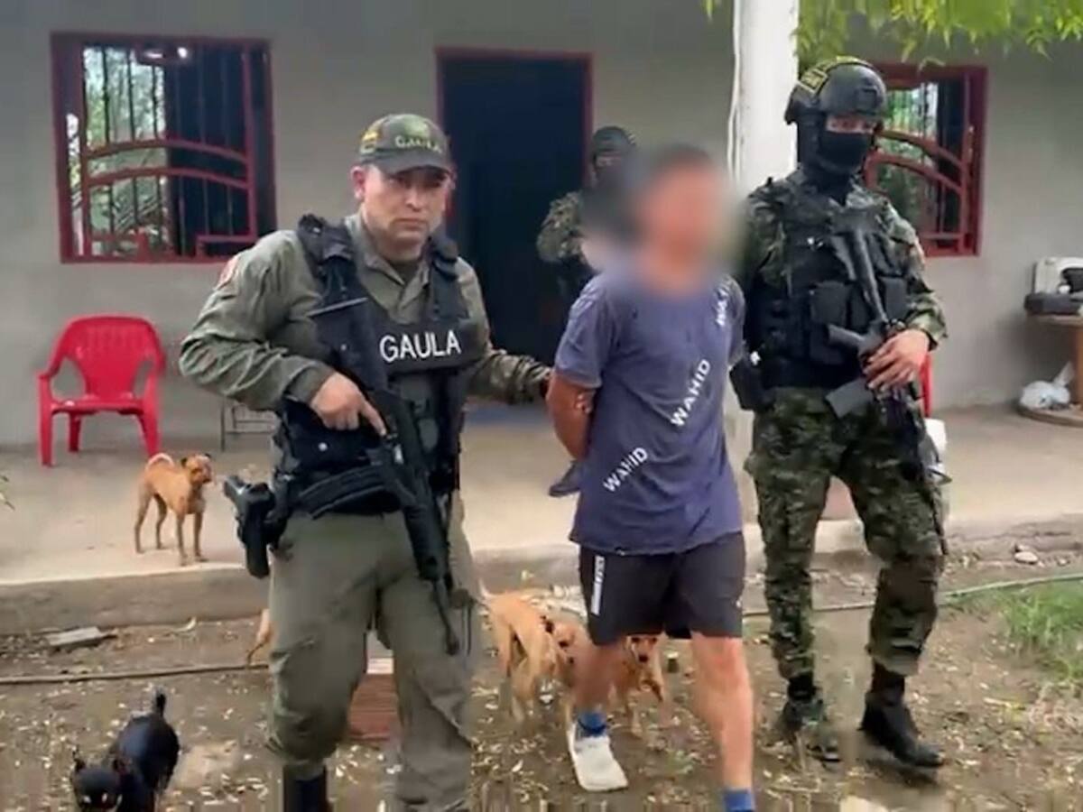 Capturado en el Meta un cabecilla de grupo criminal dedicado a extorsiones y desplazamiento forzado