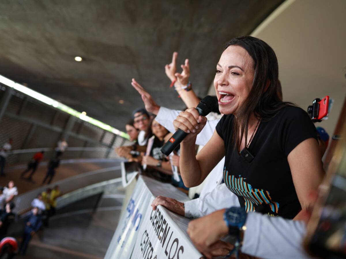 María Corina Machado dice que Maduro “sabe” que está “derrotado” para las presidenciales