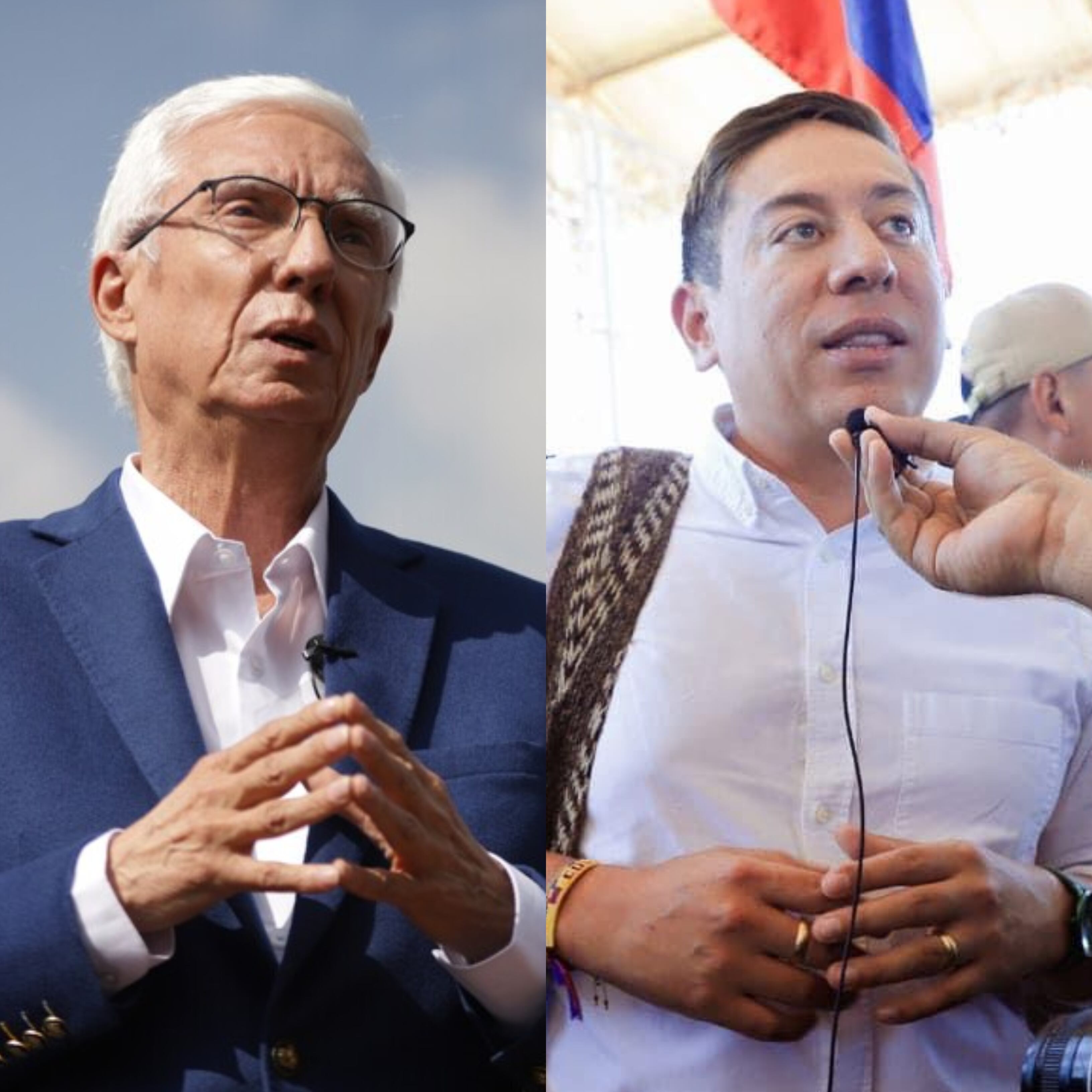 Enrique Robledo y Carlos Amaya. Foto: Colprensa.