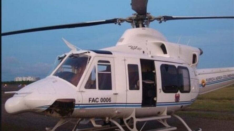 Encuentran helicóptero presidencial sin sobrevivientes . Foto: Cortesía