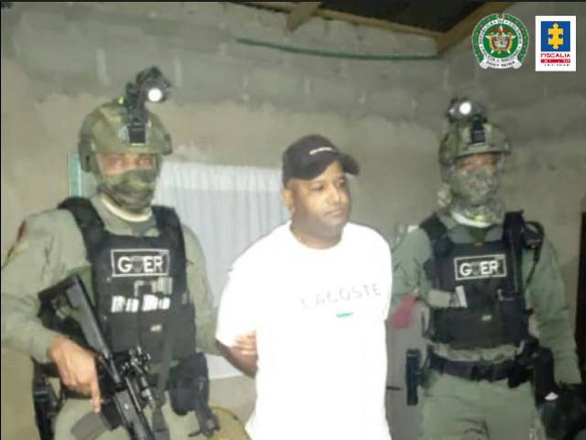 A la cárcel presunto cabecilla militar del Clan del Golfo en Córdoba