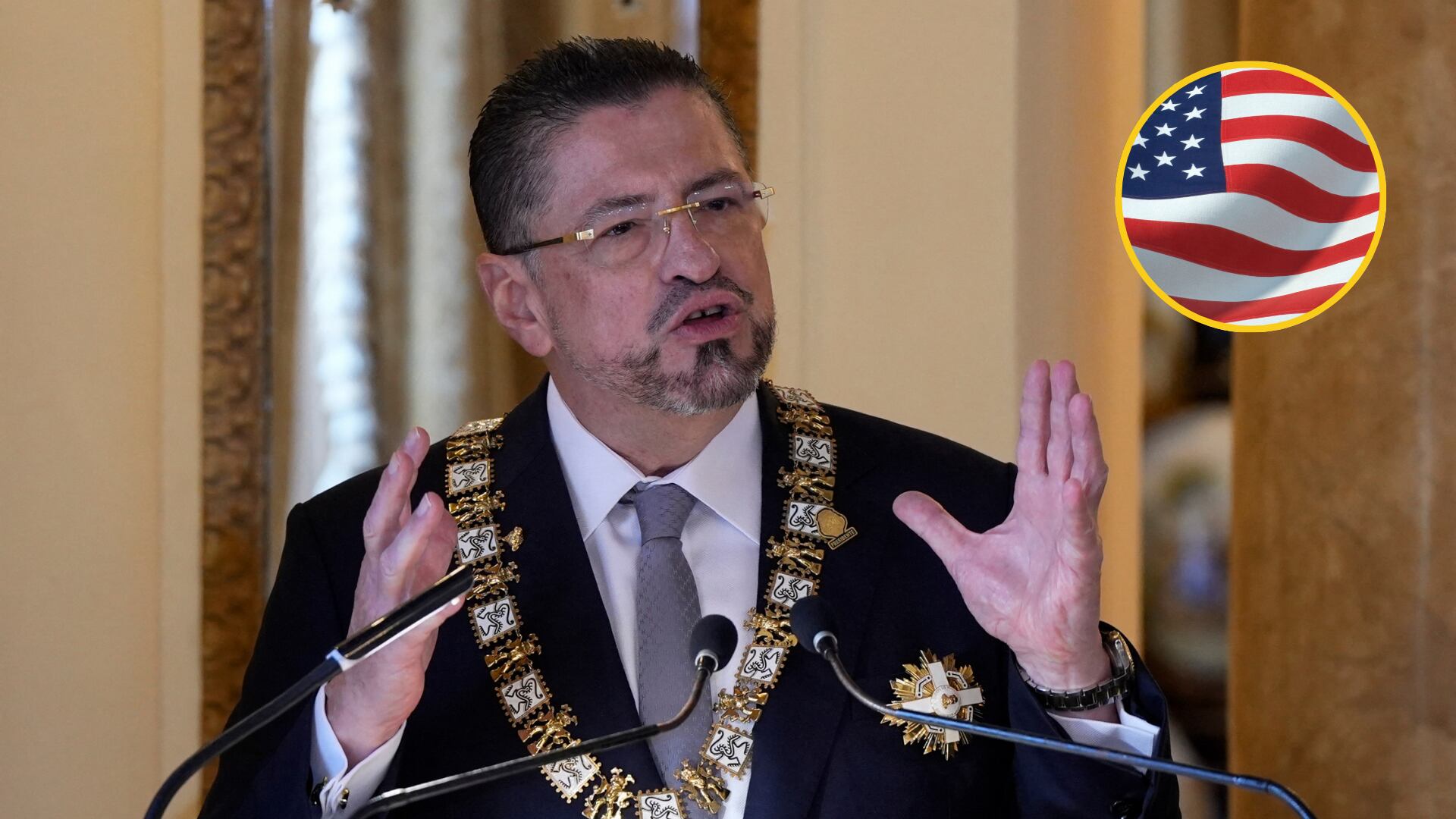 Rodrigo Chaves. FOTO: ARNULFO FRANCO/AFP via Getty Images