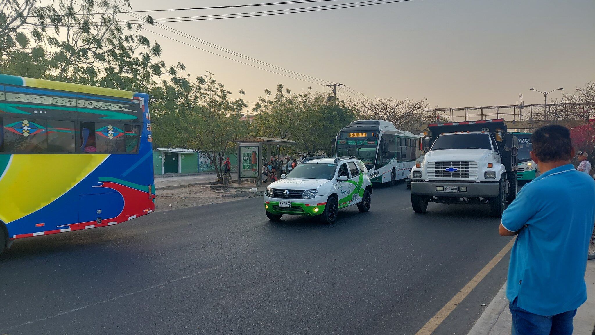 Imagen de referencia de la calle 30 en Soledad./ Foto: Caracol Radio