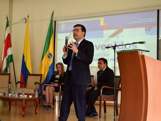 El palacio de justicia de Moniquirá estaría ubicado en un terreno de 1000 metros. Foto: Fundación Universitaria Juan de Castellanos.