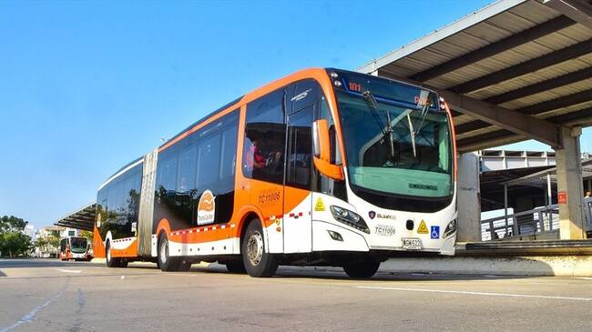 La decisión se tomó, entre otras razones, tras no lograr un acuerdo para restablecer el cobro de pasaje que debió ser suspendido desde el pasado 21 de marzo.. Foto: Cortesía Transcaribe