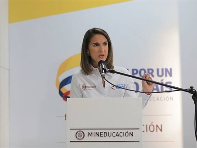 La ministra de Educación, Yaneth Giha. Foto: Colprensa