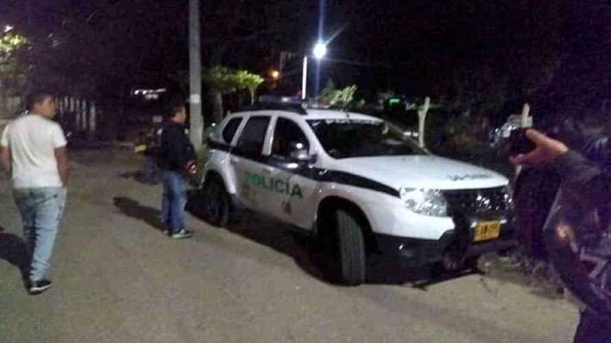 Atacan policía en Ocaña . Foto: Colprensa