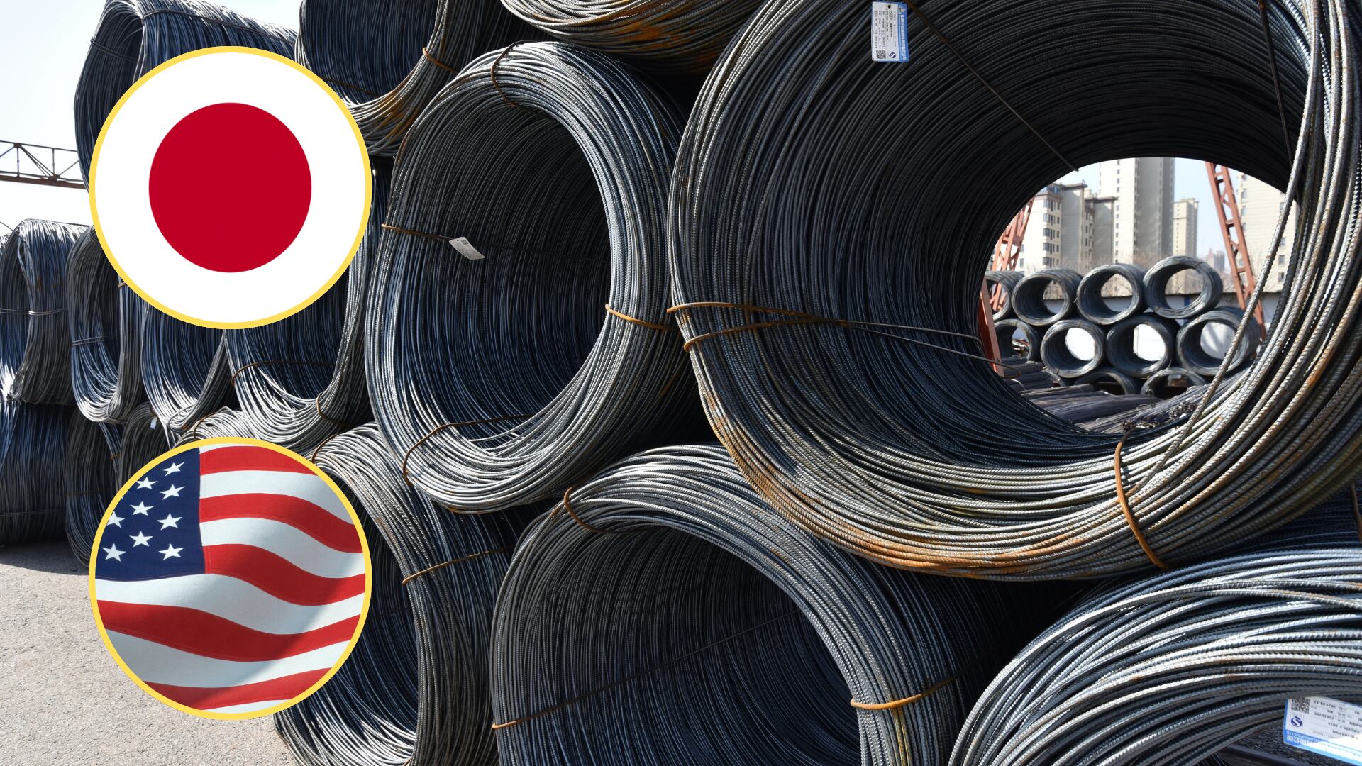 Rollos de acero. FOTO: -/AFP via Getty Images