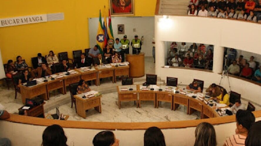 Concejo de Bucaramanga. Foto:Concejo de la ciudad
