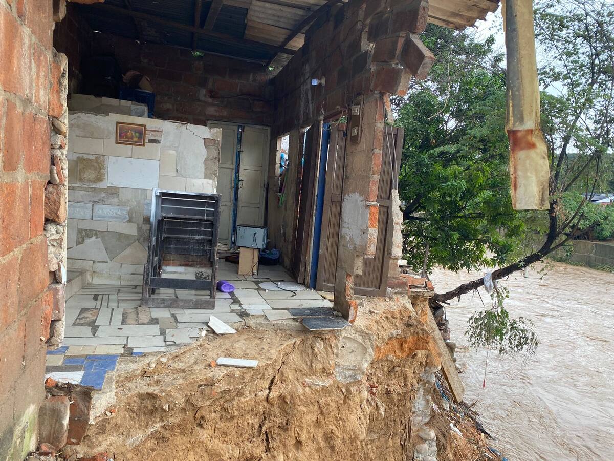 Tormenta Franklin dejó afectaciones en ocho municipios de Santander