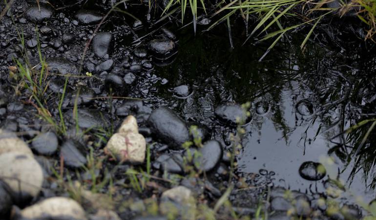 Imagen de referencia derrame de Crudo. Foto: