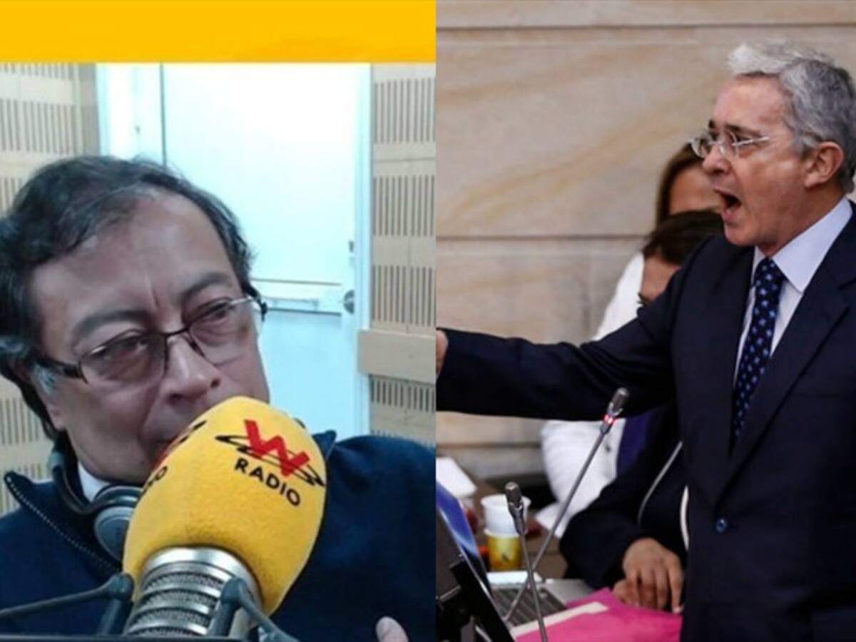 Álvaro Uribe pide que Gustavo Petro se retracte por entrevista en La W