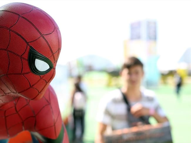 Imagen de Spiderman, superhéroe de Marvel. Foto: Pedro Fiúza/NurPhoto via Getty Images