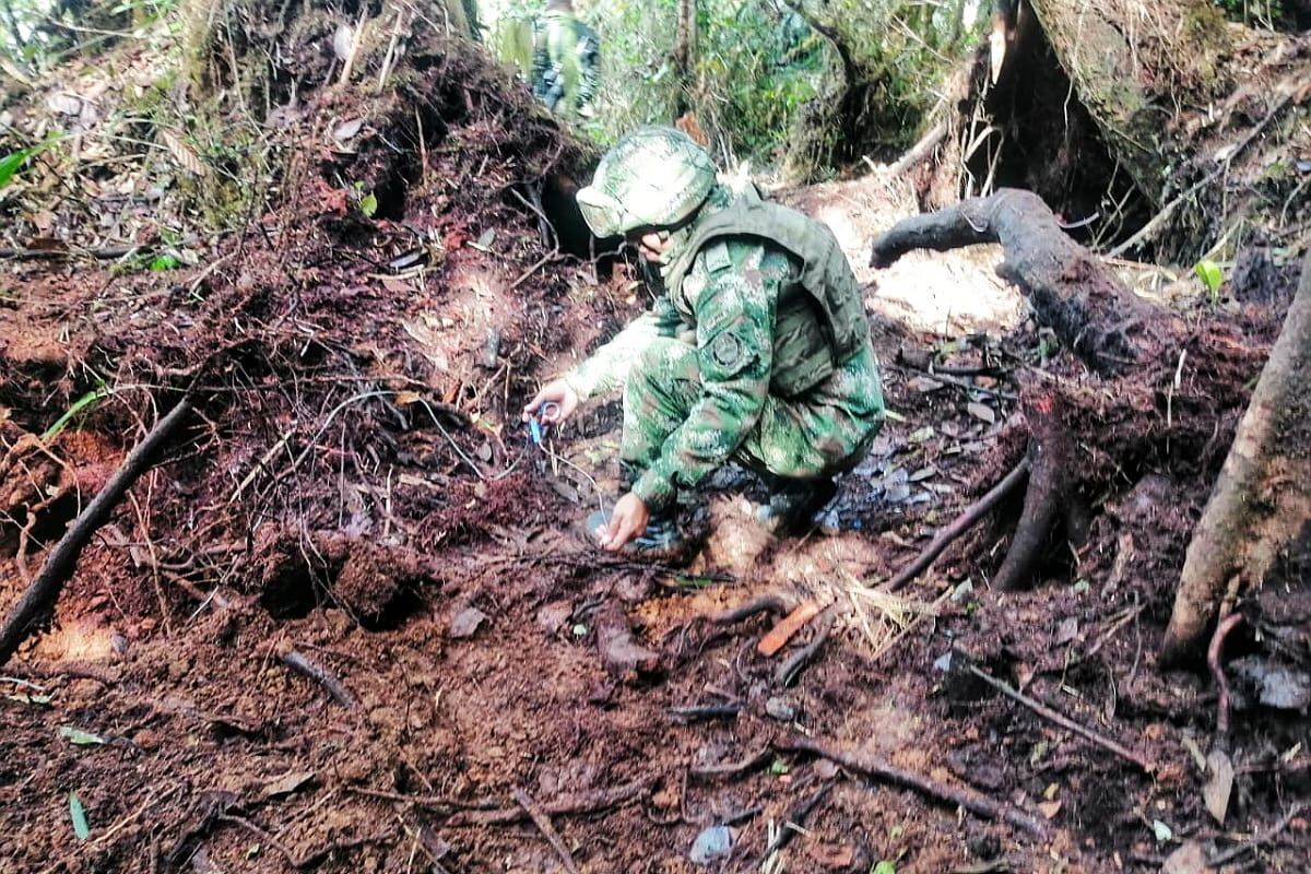 Campo minado imagen de referencia. Foto: Suministrada.