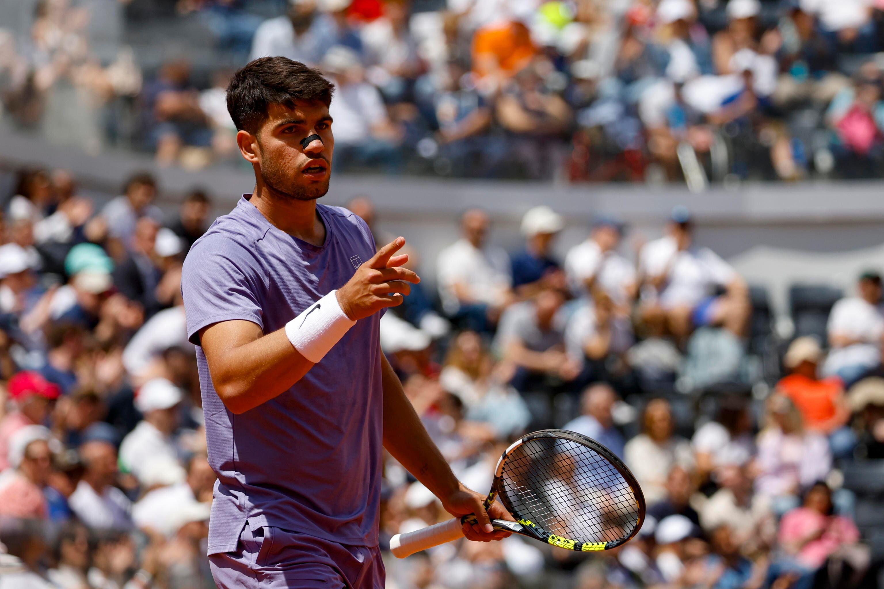 Carlos Alcaraz. Foto: EFE/EPA/FABIO FRUSTACI