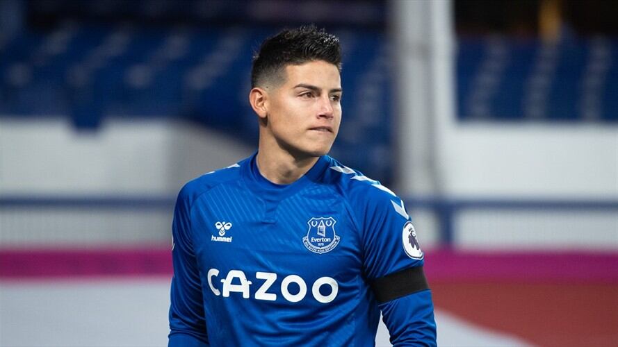 Sigue subiendo el precio de James Rodríguez . Foto: Everton FC via Getty Images