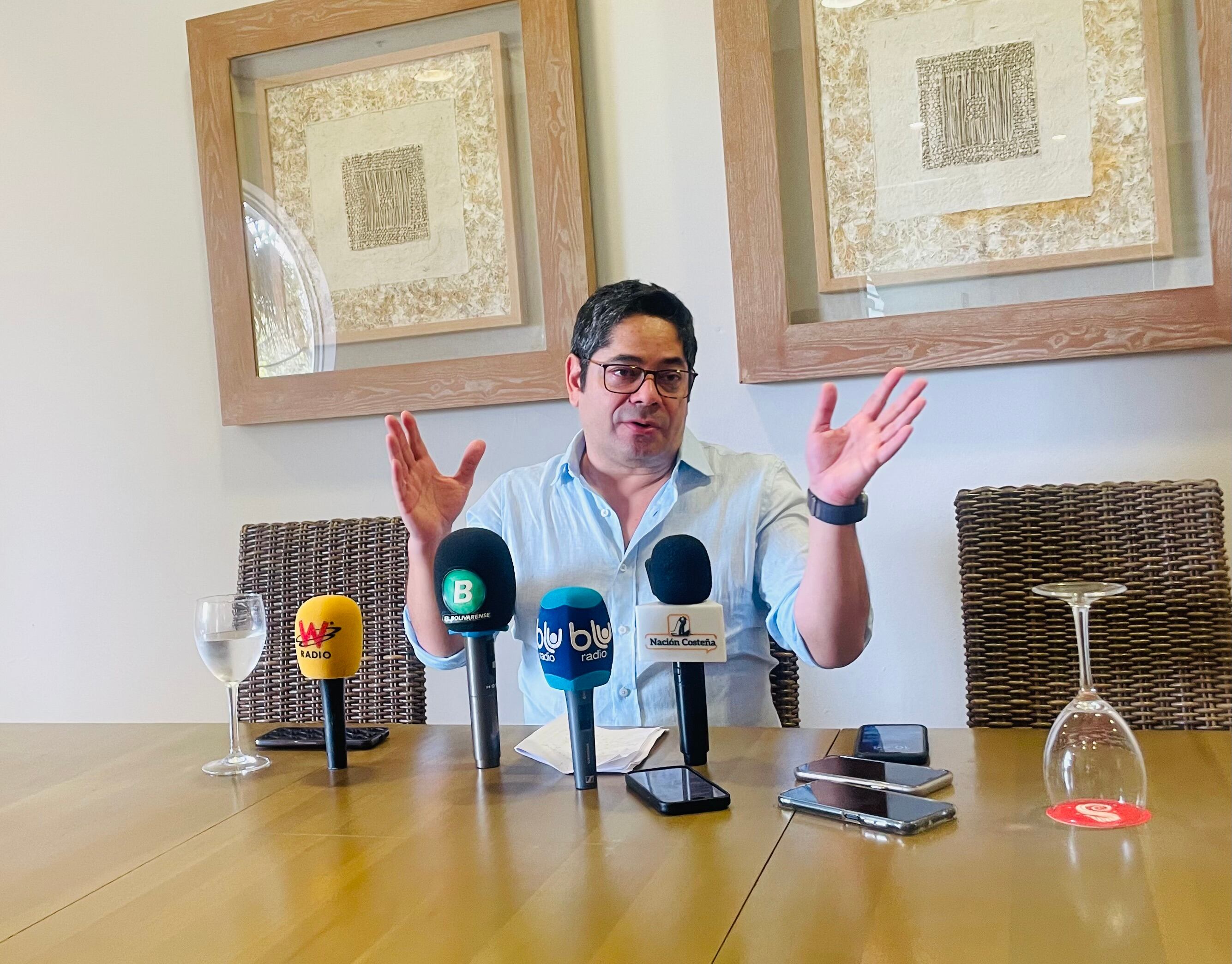 Presidente de Camacol, Guillermo Herrera. Foto: W Radio.