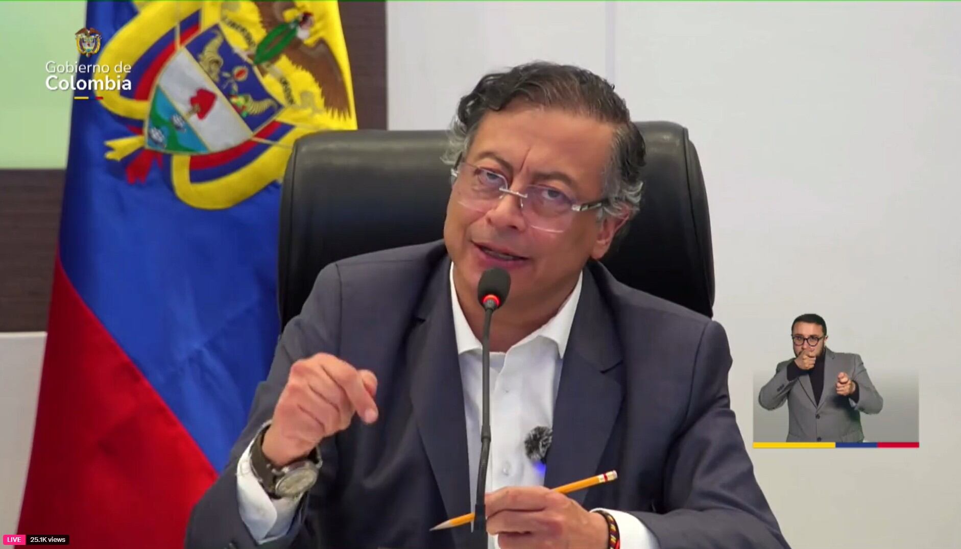 Presidente Gustavo Petro. EFE / Presidencia de Colombia