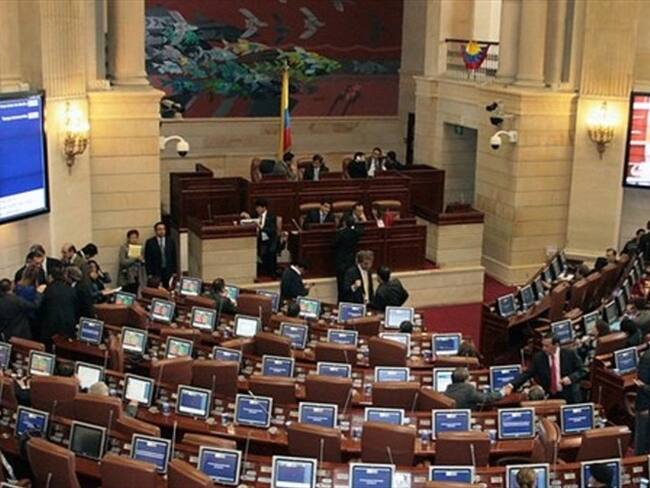 Nuevo "agarrón" en la Comisión de Paz del Congreso. Foto: Colprensa