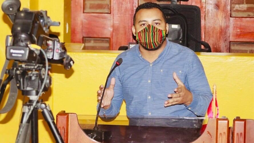 Javier Julio Bejarano, concejal del Mais. Foto: Tomada de Facebook