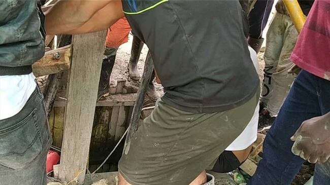 El Cuerpo de Bomberos Voluntarios, la Defensa Civil y la Cruz Roja Colombiana acudieron al sitio . Foto: Cortesía
