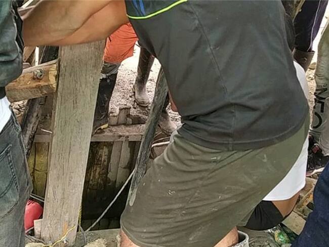 El Cuerpo de Bomberos Voluntarios, la Defensa Civil y la Cruz Roja Colombiana acudieron al sitio . Foto: Cortesía