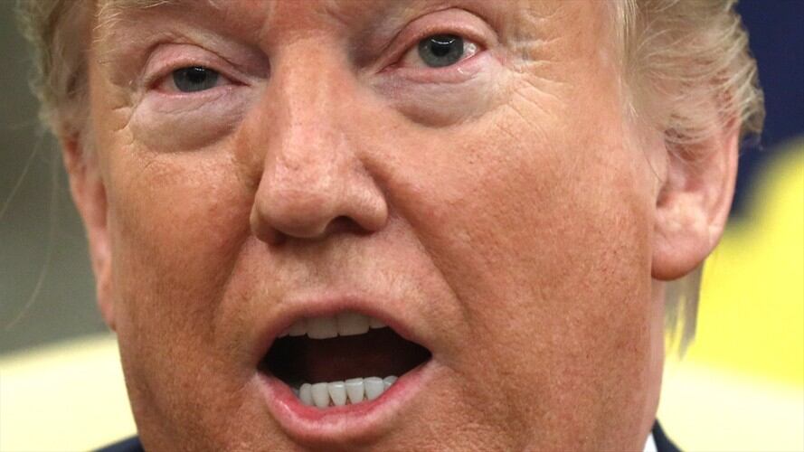 Trump advierte al líder supremo de Irán que sea "cuidadoso con sus palabras". Foto: Getty Images