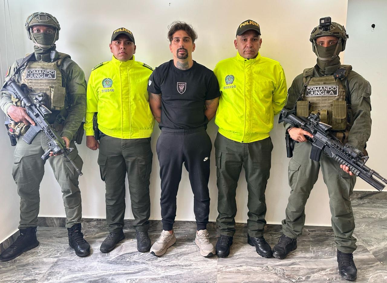 Emanuele Gregorini, alias ‘Dollarino’. Foto: Policía Nacional