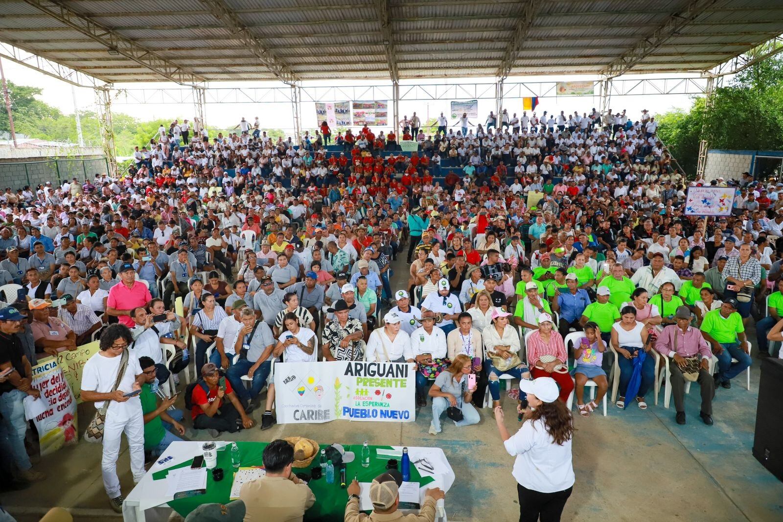 Entrega de tierras en el Magdalena/ Gissell Campo 