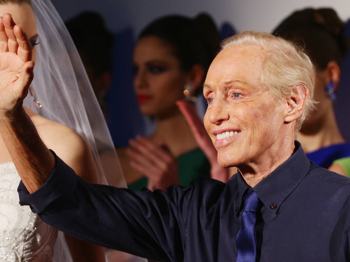 Murió Renato Balestra, decano de la moda italiana