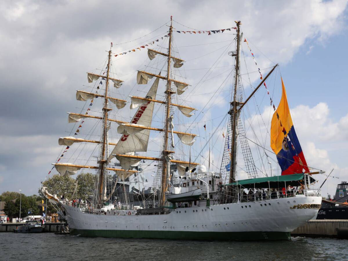 El buque ARC Gloria de la Armada Nacional de Colombia llegará a Nueva York