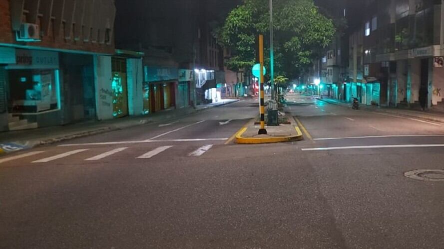 Toque de queda Santander . Foto: Suministrada.