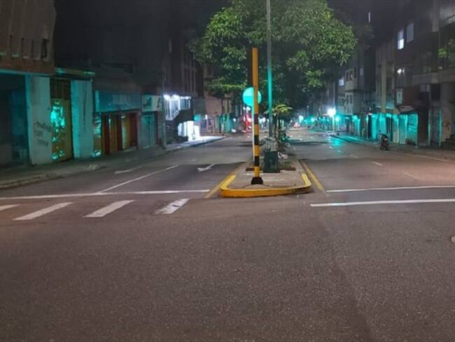 Toque de queda Santander . Foto: Suministrada.