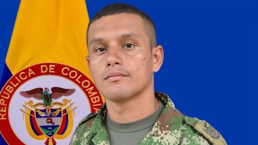 El soldado profesional Samer Stiven Vergara Silva, de 28 años de edad, falleció ante la gravedad de sus heridas. Foto: Cortesía Ejercito