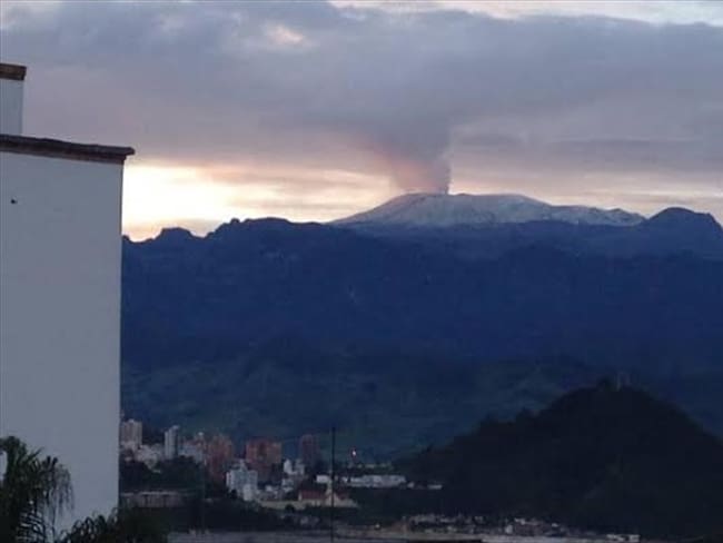 Volcán Nevado del Ruiz. Foto: W Radio.
