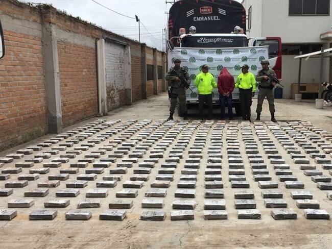 Decomisan una tonelada de cocaína en tres operaciones en el Pacífico . Foto: Policía antinarcóticos