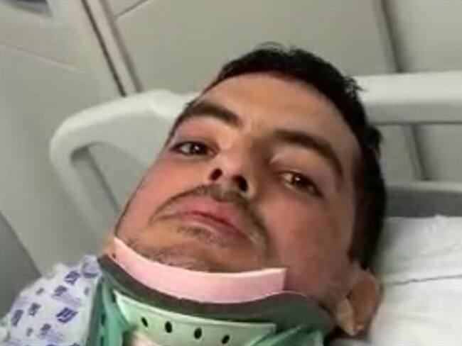 El deportista aficionado sufrió varias fracturas y una lesión medular que afectó la movilidad de sus piernas. Foto: Cortesía
